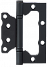 Петля накладная  VЕTTORE FLUSH 100×75×2.5mm MBP  (Чёрный Матовый)