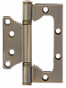 Петля накладная  VЕTTORE FLUSH 100×75×2.5mm AB  (Бронза)