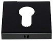 Накладка на цилиндр квадратная черный PAL-KH-Z-S MatBlack