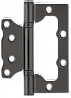Петля накладная  VЕTTORE FLUSH 100×75×2.5mm BN  (Чёрный Никель)