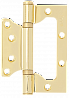Петля накладная FERRE 100×63×2.0mm G (золото)