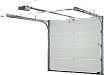 Ворота секционные гаражные 5000*2250 Алютех, серия Trend, панель 40 мм, S-гофр, с пружинами растяжения